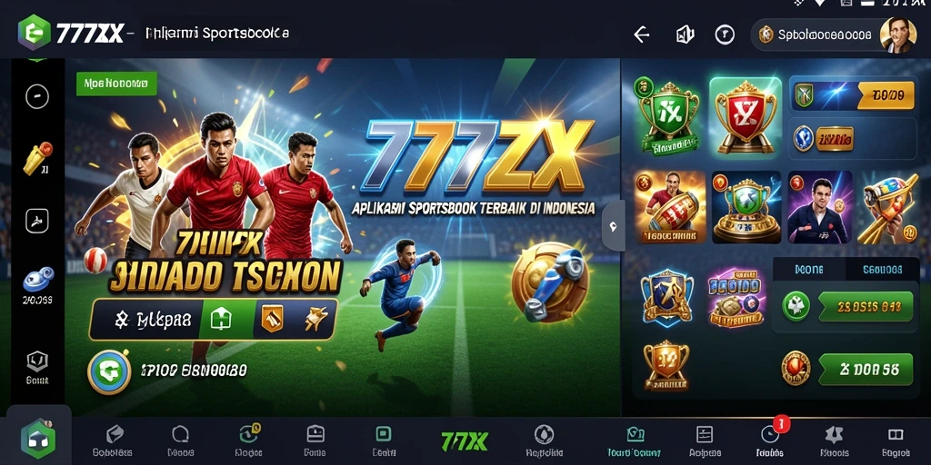Screenshot utama menampilkan gameplay seru dan taruhan olahraga di 777ZX.