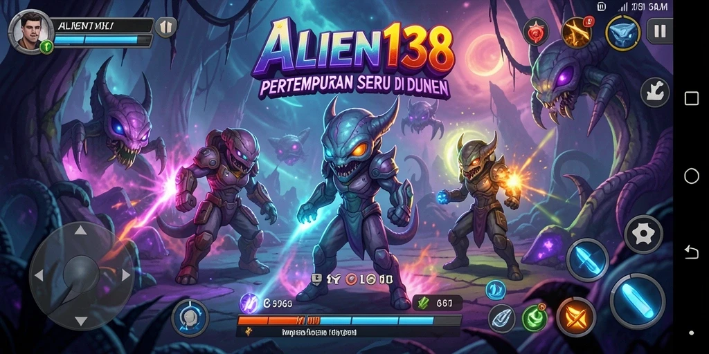 Gameplay seru dan mendebarkan di ALIEN138 dengan pertarungan di dunia alien.