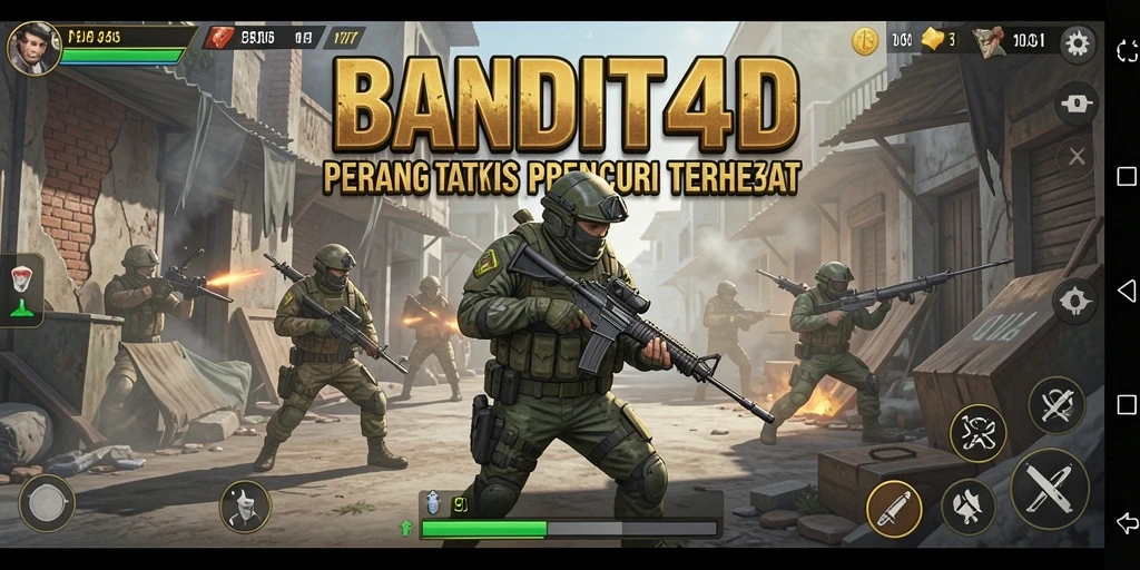 Gameplay menegangkan dalam BANDIT4D dengan aksi taktis yang seru.
