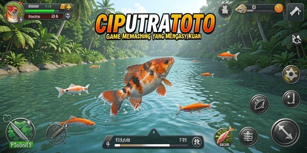 Gameplay seru dari CIPUTRATOTO dengan berbagai jenis ikan.