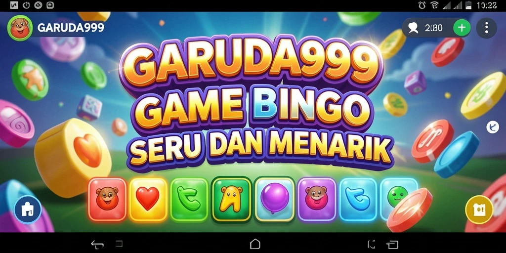 Tampilan gameplay bingo yang seru dari GARUDA999.