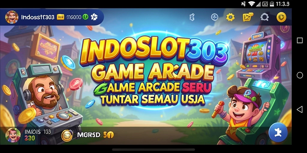 Tangkapan layar gameplay INDOSLOT303 yang penuh warna dan dinamis.