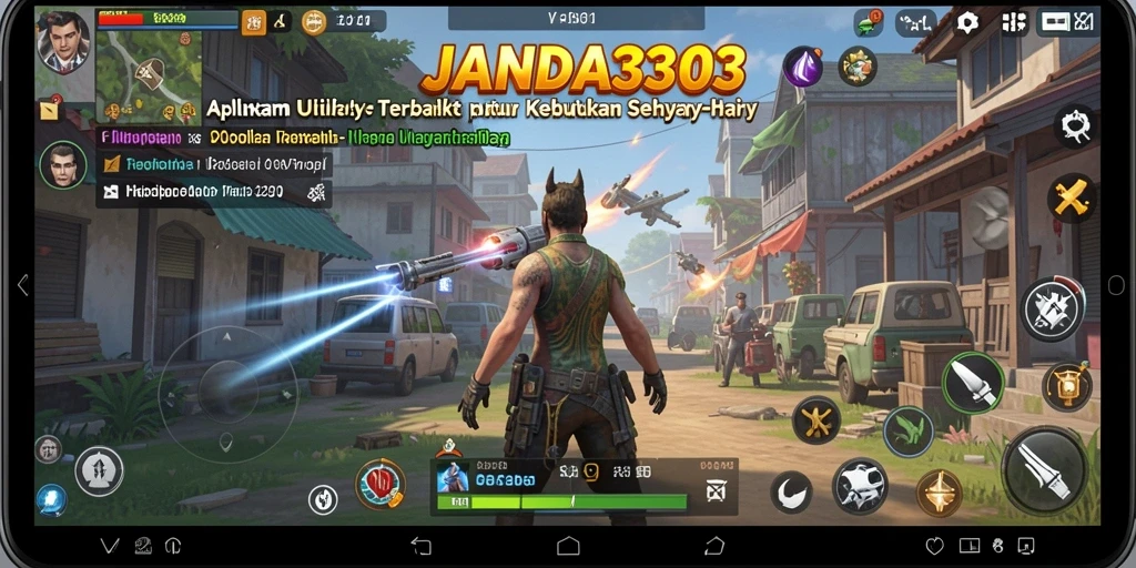 Tampilan antarmuka user-friendly aplikasi Utility JANDA303.