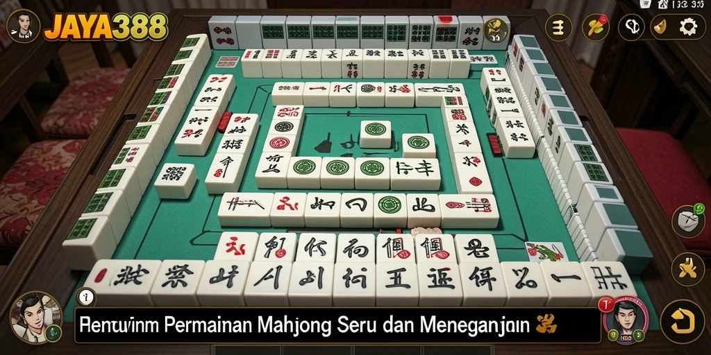 Screenshot JAYA388 menampilkan gameplay Mahjong yang seru dan menantang.