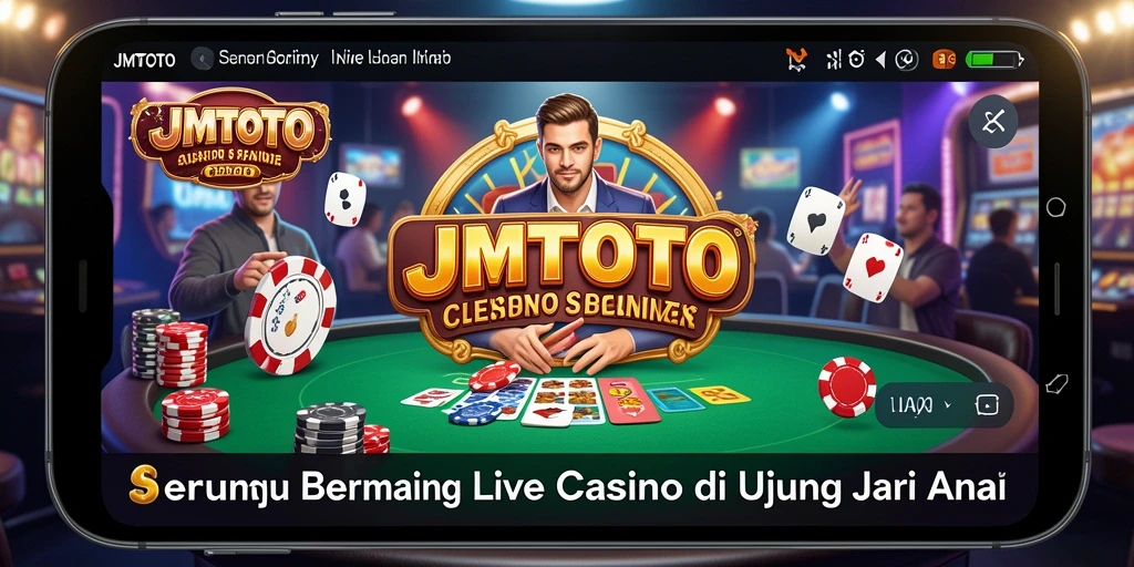 Gameplay Live Casino seru dengan dealer profesional dan interaksi antar pemain.