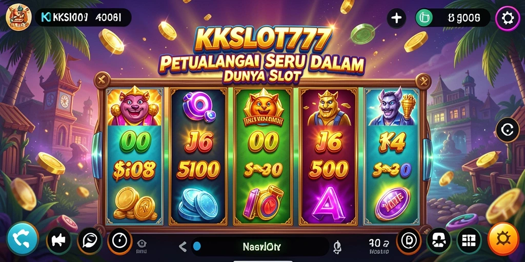 Tampilan gameplay KKSLOT777 yang menampilkan pengalaman petualangan seru.