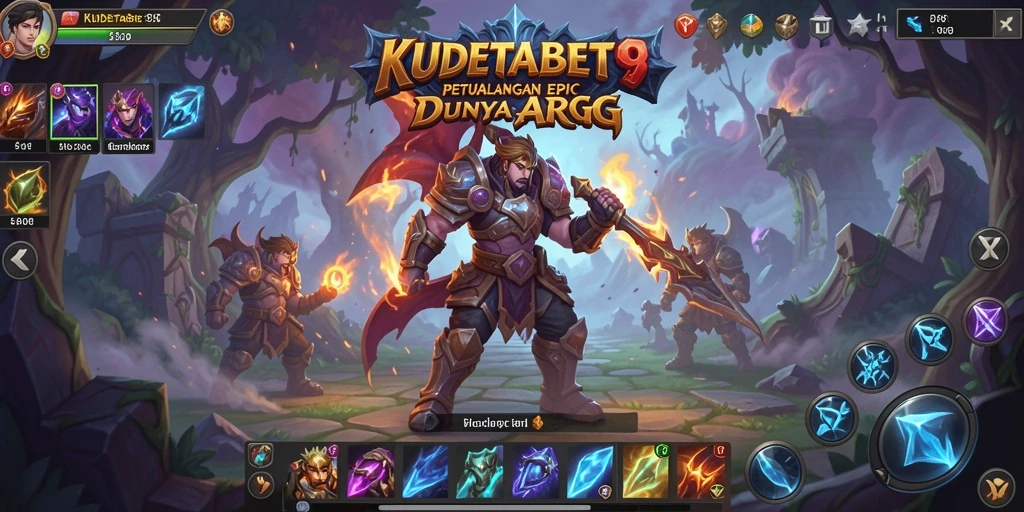 Tangkapan layar gameplay KUDETABET98 dalam dunia ARPG yang mendebarkan.