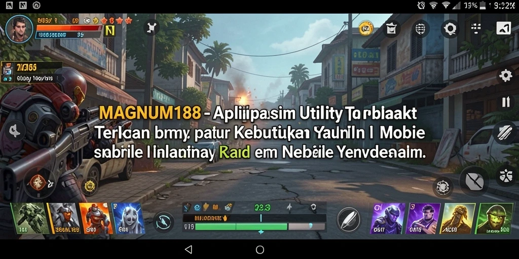 Tampilan utama MAGNUM188 dengan fitur utility yang lengkap.