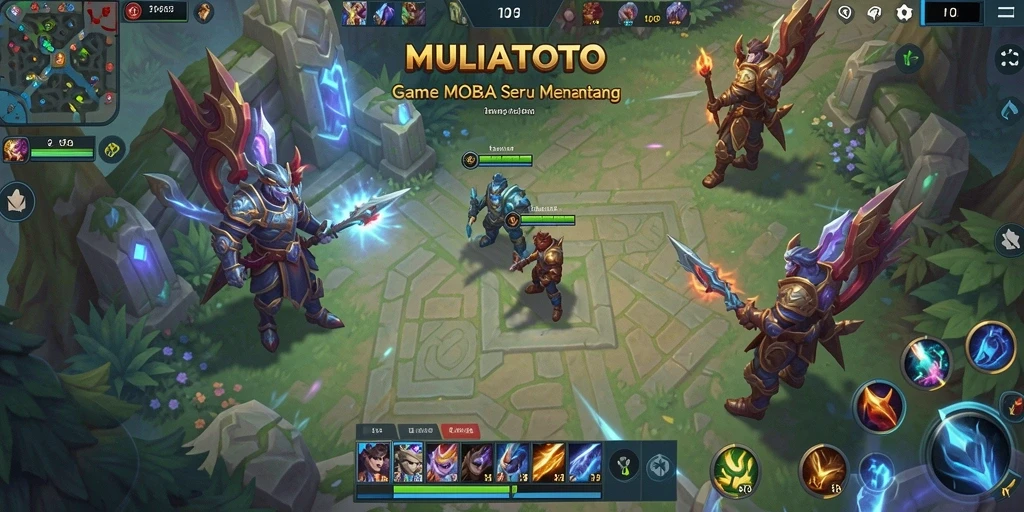 Tampilan gameplay seru dari MULIATOTO di arena pertarungan.